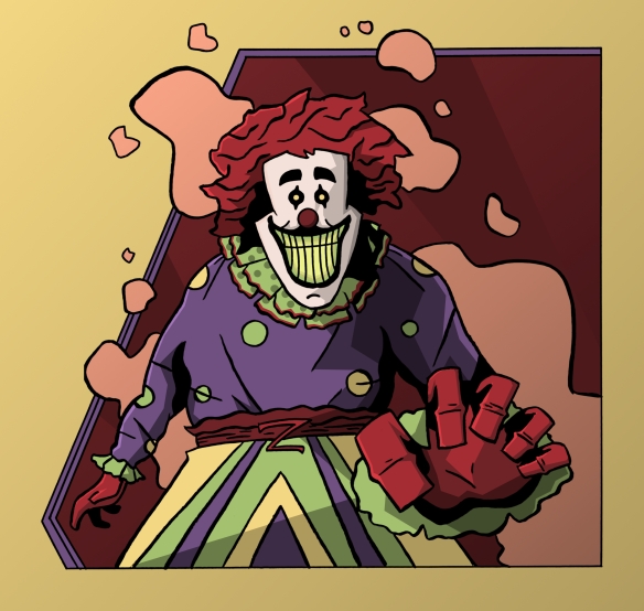 Zeebo the Clown by artist Lee Milewski 